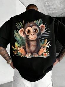 Camisetas de hombre - Negro - Ver 3