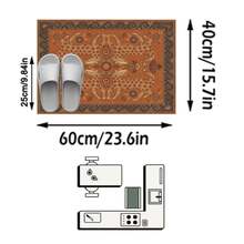 1件地毯/地毯/區域地毯/浴室墊/浴室地毯/門墊，美式異國風花卉豹紋虎紋復古圖騰波希米亞 - 柔軟仿羊絨地毯，適用於浴室、廚房、門口、走廊、床邊、客廳、臥室等，四季皆可用機洗地板墊，家居裝飾 - 彩色 - 查看 18