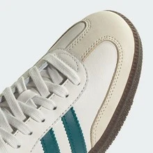 Adidas Samba OG Shoes Women's Cloud White / Legacy Teal IG1963 | Retro Heritage Style, Timeless Silhouette - 墨綠色 - 查看 8