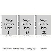 1pc/2pcs/3pcs Customized Poster Print - Frameless Personalized Poster - Family Photo Poster - Wedding Poster Landscape & Portrait, Customizable With Your Photos, Celebrities, Landscapes, Etc. - Perfect Gift, Home Decor, Wall Decor - Multicolor - View 14