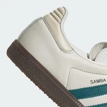 Adidas Samba OG Shoes Women's Cloud White / Legacy Teal IG1963 | Retro Heritage Style, Timeless Silhouette - 墨綠色 - 查看 9