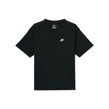 Nike Sportswear Logo字母刺繡圓領寬鬆短袖T卹 男款 黑色 - 黑色 - 查看 12