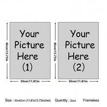1pc/2pcs/3pcs Customized Poster Print - Frameless Personalized Poster - Family Photo Poster - Wedding Poster Landscape & Portrait, Customizable With Your Photos, Celebrities, Landscapes, Etc. - Perfect Gift, Home Decor, Wall Decor - Multicolor - View 19