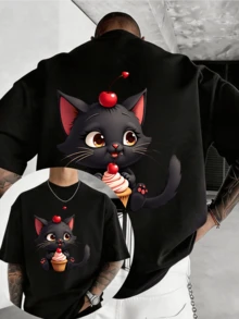 Men T-Shirts - Black - View 6