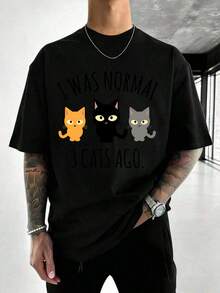 Camisetas de hombre - Negro - Ver 2