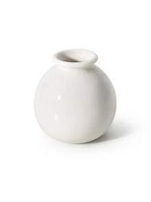 1pc Glossy White Mini Bud Vase, Multi-Use As Flower Vase & Aromatherapy Bottle, Simple Round Belly Design, Nordic Style Aesthetic Home Decor, Graduation Gift, For Living Room Bedroom Bathroom Windowsill Tabletop Decor - 1PC - View 11