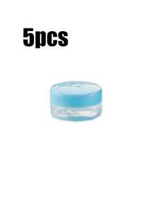 1/5pcs 10g Travel Size Colorful Cream Jars, Cosmetic Cream Jars, Multi-Color Round Sample Containers, Mini Portable Plastic Boxes, Mini Transparent Cream Jars, Empty Plastic Cosmetic Makeup Jars, Transparent Sample Bottles, Cosmetic Moisturizing Sample Containers - Multicolor - View 13