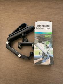 Soporte universal para teléfono en el parasol del coche, soporte de navegación de vista directa para vehículo - A - Ver 7
