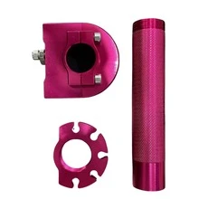 Puño de acelerador universal de 7/8" 22mm de aleación de aluminio CNC para motocicleta, manillar de acelerador ajustable de alto rendimiento, puño de acelerador de repuesto para modificación de scooter todoterreno - A - Ver 9