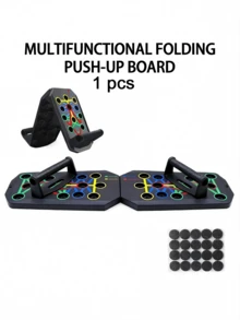 1 Set Multi-Function Push-Up Board | Portable Home Fitness Equipment | Color-Coded For Chest, Shoulder, Triceps, Back Workouts | Suitable For Men, Women, Beginners And Fitness Enthusiasts - Multicolor - View 6