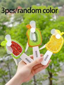 3 buah/Set Kipas Angin Mini Engkol Tangan, Tersedia Berbagai Warna dan Desain, Sempurna untuk Pesta Musim Panas dan Aktivitas Luar Ruangan, Pilihan Ideal untuk Wanita - Beraneka warna - View 14