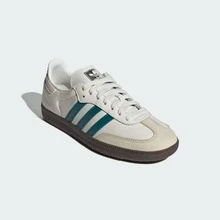 Adidas Samba OG Shoes Women's Cloud White / Legacy Teal IG1963 | Retro Heritage Style, Timeless Silhouette - 墨綠色 - 查看 4