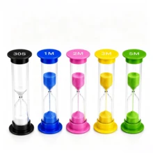 1/3/5/6PCS Timers, Colored Timers, Including 30 Seconds/1 Minute/2 Minutes/3 Minutes/5 Minutes/10 Minutes, Suitable For Brushing Teeth, Cooking, Gaming, School, Office Creative Desktop Toys, Time Management, And Stress Relief - Multicolor - View 12