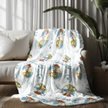 1PC Colorful Hoodie, Buzz Lightyear, Toy Story, Disney All-Star Theme Flannel Printed Blanket, Air Conditioner Cover Blanket - 100% Polyester Knitted Quilted Blanket, Digital Print - Comfortable Bedding Suitable For All Seasons, Perfect For Napping, Camping, Travel - Ideal Gift For Friends And Family, Cozy Flannel Blanket - Multiple Sizes Available, Ultra Soft, Suitable For Sofa/Bed, All-Season Essential, Perfect For Daily Relaxation On The Sofa - Multicolor - View 4
