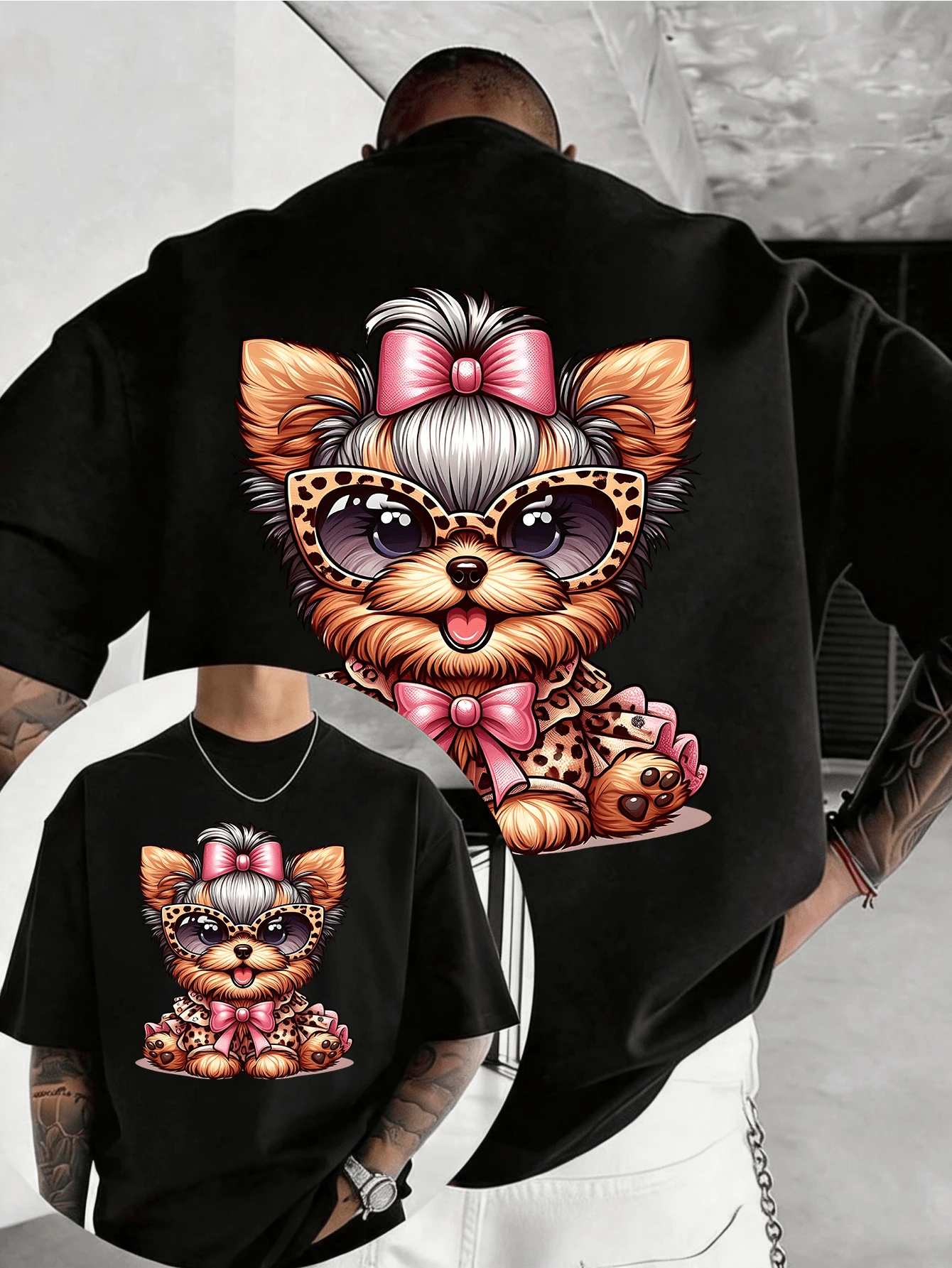 Camisetas de hombre - Negro - Ver 1