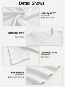 Men T-Shirts - White - View 5