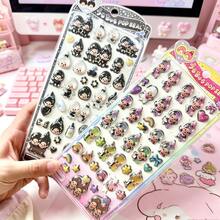 Nhãn dán niêm phong 3D hình giọt nước biểu cảm hoạt hình hài hước, decal kết cấu pha lê màu sắc cho sổ tay, văn phòng phẩm DIY trang trí, nhãn dán khen thưởng đánh dấu hàng ngày - Nhiều màu - Xem 4