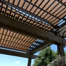 Outdoor Shade Net - Brown, UV Resistant, Durable Shade Canopy, Suitable For Travel, Picnic And Pool - Available In Multiple Sizes - 1 Sunshade Cloth - View 9