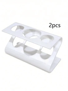 1 pieza Soporte para cepillo de dientes y pasta de dientes de 3 ranuras - Estante de almacenamiento para baño - Organizador de tocador - Soporte para maquinilla de afeitar - Decoración de baño para el hogar - Decoración de regreso a clases - Adecuado para el hogar y el baño - Almacenamiento ideal para el hogar - Soporte para cepillo de dientes - Decoración de baño - Accesorios de baño - Artículos esenciales de viaje - Artículos esenciales para dormitorio 1/2 piezas - Multicolor - Ver 9