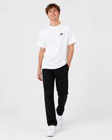 Nike Sportswear Solid Color Loose Crew Neck Short Sleeve T-Shirt, Men's, White - White - View 9