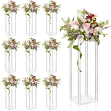 Acrylic Flower Pot Stand, Suitable For Birthday Party, Wedding, Celebration Decoration, Flower Storage And Display. - Transparent - View 4
