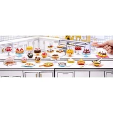 MGA Entertainment Make It Mini 食物餐廳系列 3 壽司餐廳套裝迷你收藏品 - MGA's Miniverse、盲盒、DIY、手工藝、樹脂玩偶、仿真食物、不可食用、收藏家(隨機) - 彩色 - 查看 9