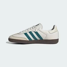 Adidas Samba OG Shoes Women's Cloud White / Legacy Teal IG1963 | Retro Heritage Style, Timeless Silhouette - 墨綠色 - 查看 6