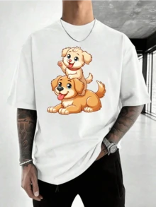 Men T-Shirts - White - View 2