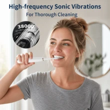 Adult Electric Toothbrush, 3 Modes 3 Intensity Levels, 90 Days Battery Life, Includes Travel Storage Case, Smart Timer 30s Zone Change Reminder, Teeth Cleaning IPX7 Waterproof Wireless Charging Deep Clean - Multicolor - View 8