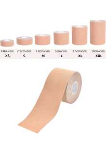 Elastic Chest Tape, Prevents Chest Bulging, Lifts And Firms Bust, Invisible Design - Suitable For Women's Bras And Bra Accessories - Khaki - View 3