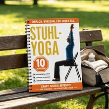 1本 "Stuhl-Yoga" 長者椅子瑜珈筆記本，10分鐘每日溫和健身日誌，螺旋裝訂計畫本，改善活動力、減輕疼痛並提升身心健康，適合居家養生、開學準備與長者健身必備 - A - 查看 4