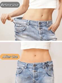 2/4/6/8Sets Nail-Free Metal Jeans Button Snaps Detachable Pants Clips Buttons Pins DIY Waist Tightener Clothing Buckles Sewing Tools - Multicolor - View 5