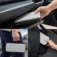 Carrying Case Compatible With Nintendo Switch 2 2025, Hard Shell Travel Pouch With Screen Protector, Thumb Grip Caps, 10 Game Card Slots And Mesh Pocket, Portable Console Storage Bag, Silver - View 8