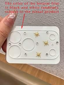 Luxury 3D Shiny Silver Rhinestone Star Transparent Lens Film, Compatible With IPhone 18 Pro Max 18 Pro 17 Pro Max 17 Pro, Fashion Full Coverage Lens Protector, Women's Style - Golden Star - View 5
