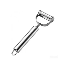 3Pcs Stainless Steel Kitchen Tool Set: Potato Masher + Multi-Functional Peeler, Manual Food Crusher For Mashed Potato, Pumpkin, Avocado & Baby Food, Easy Clean & Storage - Silver - View 9
