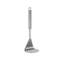 3Pcs Stainless Steel Kitchen Tool Set: Potato Masher + Multi-Functional Peeler, Manual Food Crusher For Mashed Potato, Pumpkin, Avocado & Baby Food, Easy Clean & Storage - Silver - View 7