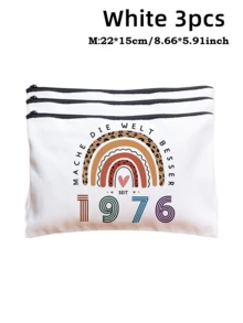 1/3/510 pezzi Borsa trucco per regali di 40° compleanno, borse cosmetiche divertenti per 40° compleanno, idee regalo per 40° compleanno borsa trucco (solo borsa), disponibile anche per regali di 20°, 30°, 50°, 60° compleanno, adatta per amici, amanti, famiglia - multicolore - Visualizzare 82
