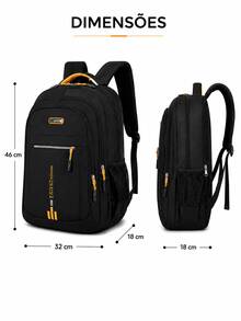 Men's And Women's Laptop Backpack Waterproof, Resistant, Reinforced, New Model 2024 - Multicolor - View 5
