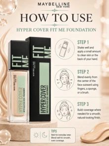 Maybelline 美寶蓮訂製粉底液無瑕版 103,分30ml和18ml兩種規格,添加水楊酸與菸鹼醯胺,控油細膩膚質,質地輕薄服帖。高遮瑕力輕鬆遮蓋痘印、泛紅瑕疵,反覆疊塗不厚重,打造柔霧霧面妝面。長效持妝防暗沉,黃皮日常底妝優選,通勤、油皮上妝適配。 - 客製化粉底液無瑕版 103 - 查看 12