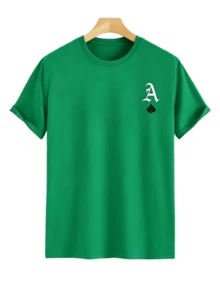 Camiseta para hombres de Manfinity con estampado de póquer. - Verde - Ver 3