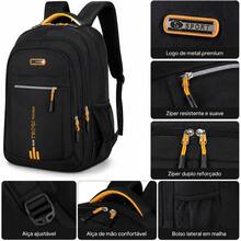 Men's And Women's Laptop Backpack Waterproof, Resistant, Reinforced, New Model 2024 - Naranja - Ver 4