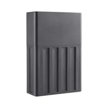 Nuevo estuche para cigarrillos negro de 10 piezas, caja de almacenamiento de cigarrillos de 10 ranuras, carcasa protectora de cigarrillos portátil e impermeable, caja de almacenamiento de cigarrillos! - negro - Ver 11