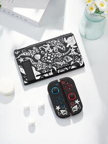 1pc Ocean Fish Pattern Switch Protective Case, New Switch2 (2025) Game Console Accessory Dock Shell, Compatible With Switch2 (2025)/Switch OLED, New Switch2nd Generation Game Accessory Protective Cover, Game Console Storage Bag, Best Gift For SWITCH Players - Multicolor - View 11