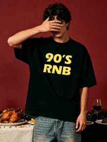 T-Shirts für Herren - Schwarz - Übersicht 4