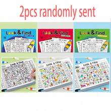 Find Hidden Pictures Book, Pencil Drawing, Interactive Search And Drawing Activity Book, Engaging Hide-And-Seek Themed Pages (Randomly Distributed), Fun And Simple, Cultivate Drawing And Hands-On Skills, Enhance Focus And Imagination, Suitable As Christmas, Birthday, Party, New Year, Halloween Gift - Multicolor - View 17