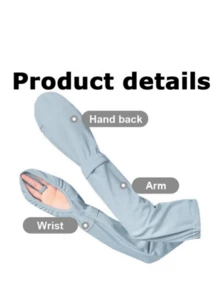 2pairs Women's Fashion Arm Warmers, Breathable Cooling Hand Coverage, Elastic Adjustable Semi-Wrap Design, Suitable For Daily Driving, Outdoor Activities - Multicolor - View 6
