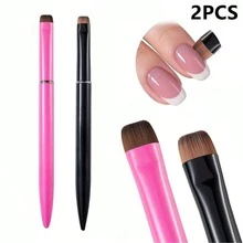 2件/1件 3合1法式美甲刷 多功能刷頭 - 細美甲刷，適用於凝膠和壓克力指甲，精確清潔，指甲油卸除刷，指甲油刷多用途刷 - 彩色 - 查看 13