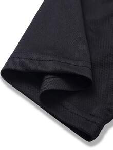 2026 Men's Graphic Tee - Vibrant Cube Pattern, Comfortable And Breathable, Made Of 100% Polyester, Distinctive Artistic Style, Round Neck, - Black - View 6