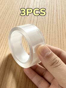 Nano Double Sided Tape Transparent Reusable Waterproof Tape Monster Tape Reusable Wall Sticker Strong Adhesive Tape For Car Bathroom Kitchen Home Party Balloon Decoration Accessories Heat Resistant Tape Back To School - A - View 12