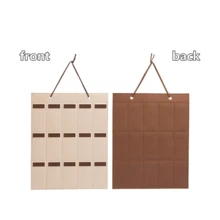 Tas Penyimpanan Kacamata Gantung, Tas Organizer Kacamata, Dapat Dilipat 15 Slot, Kacamata Fashion, Kacamata Pelajar, Kacamata Minus, Rak Display Lensa Anti Gores, Desain Dua Warna, Rak Display Multi Slot, Penyimpanan Kacamata, Rak Organizer Kacamata Gantung - MultiWarna - View 15